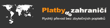 Logo - platby do zahraničí